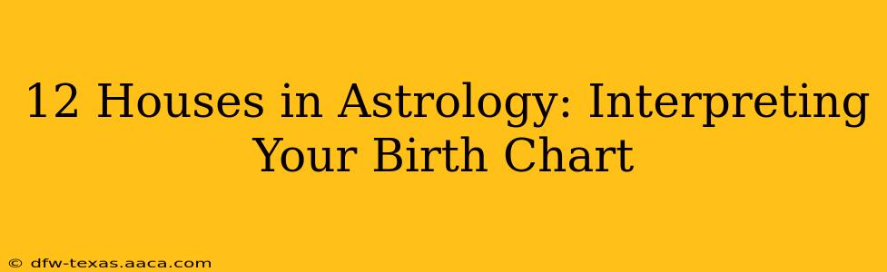 12 Houses in Astrology: Interpreting Your Birth Chart