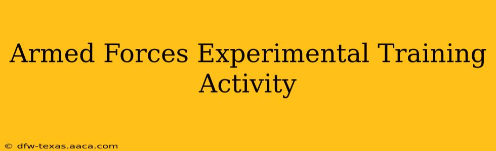 Armed Forces Experimental Training Activity