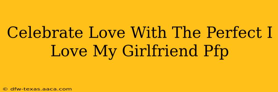 Celebrate Love With The Perfect I Love My Girlfriend Pfp