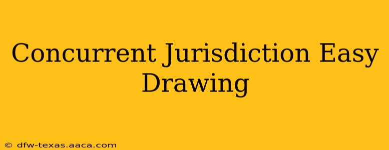 Concurrent Jurisdiction Easy Drawing
