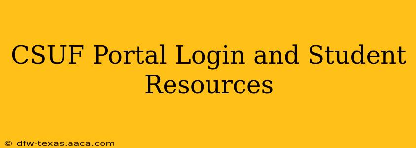 CSUF Portal Login and Student Resources
