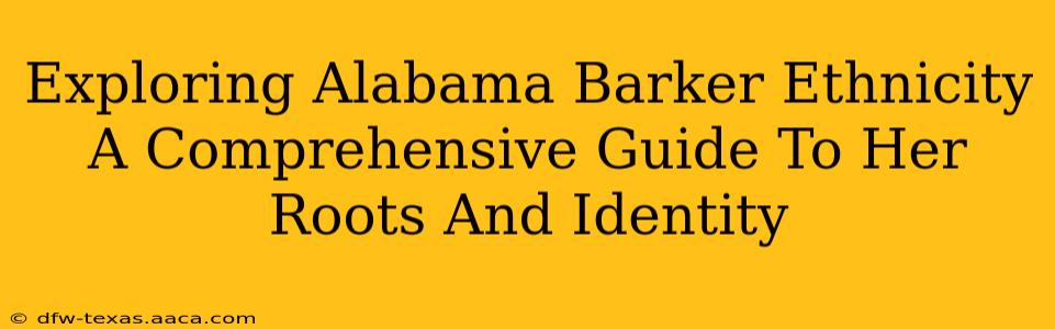 Exploring Alabama Barker Ethnicity A Comprehensive Guide To Her Roots And Identity