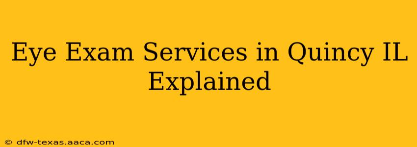 Eye Exam Services in Quincy IL Explained