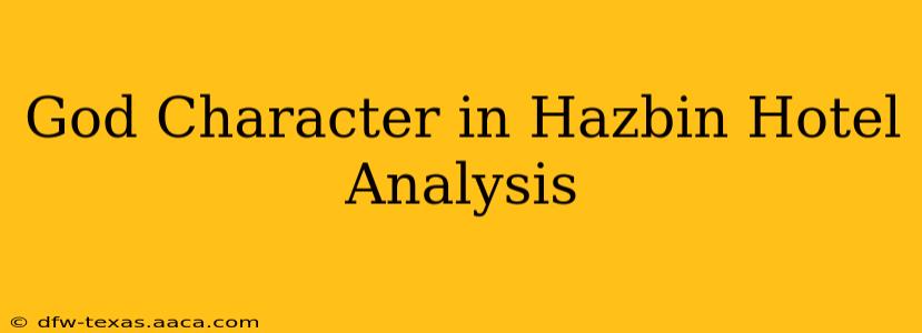 God Character in Hazbin Hotel Analysis
