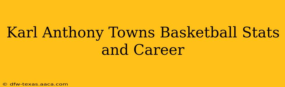 Karl Anthony Towns Basketball Stats and Career