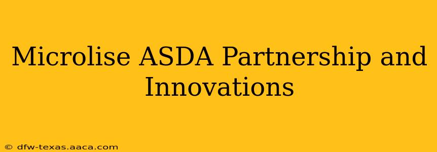 Microlise ASDA Partnership and Innovations