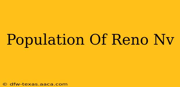 Population Of Reno Nv