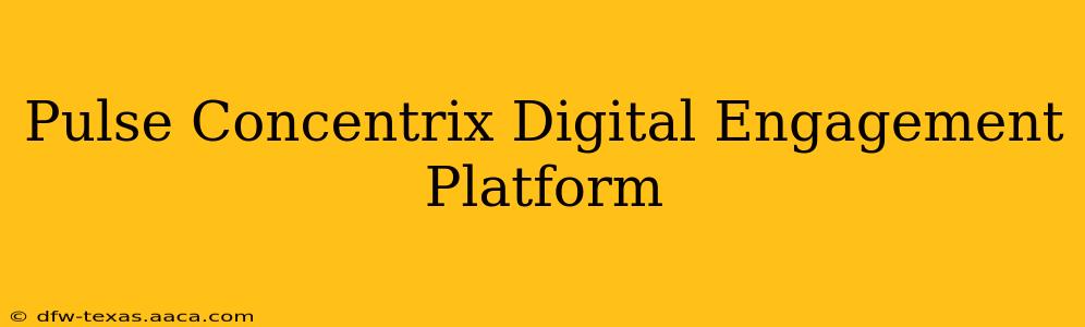 Pulse Concentrix Digital Engagement Platform