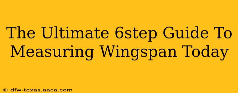 The Ultimate 6step Guide To Measuring Wingspan Today